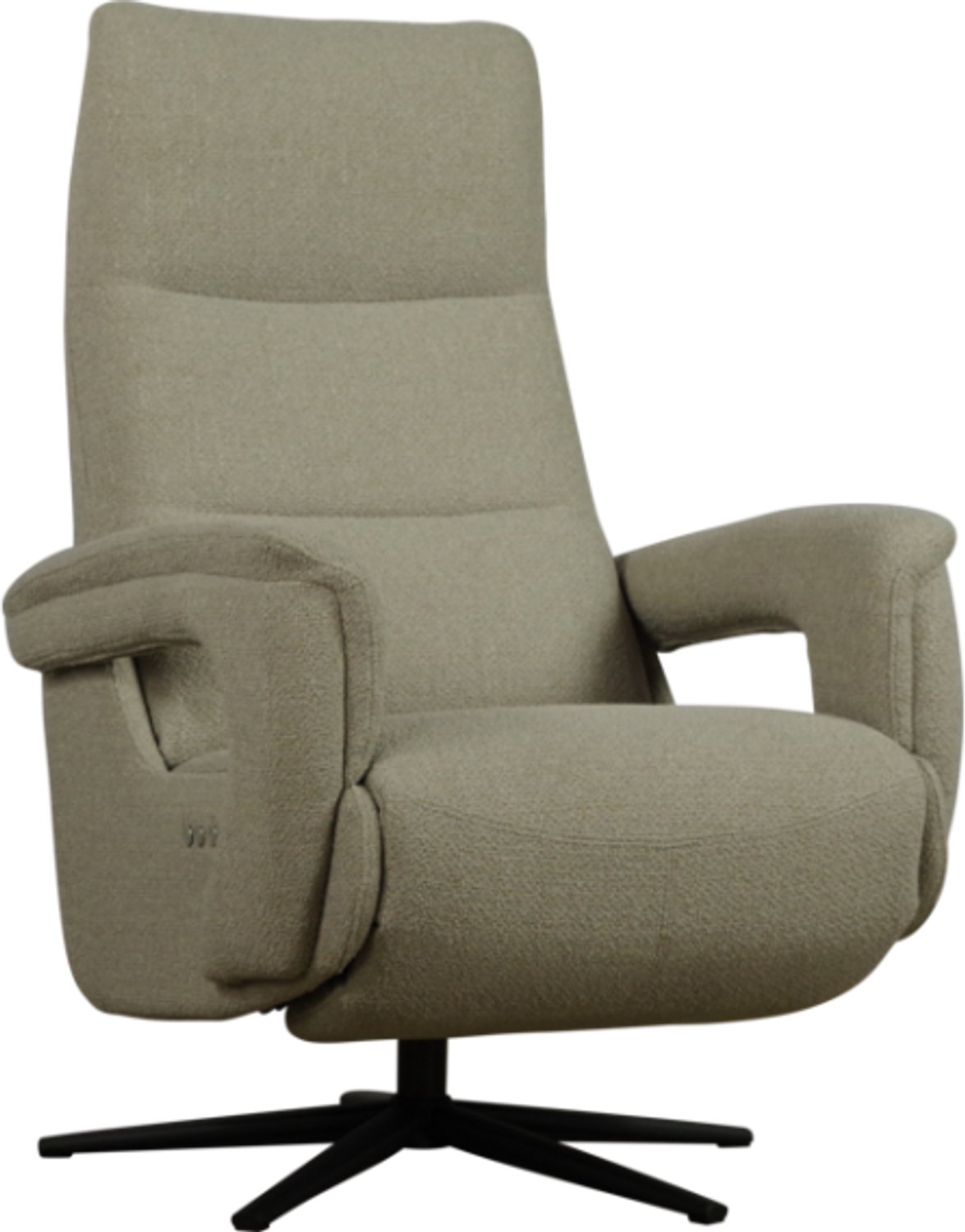 Meubelplaats Elektrische relaxfauteuil Tess Rhythm Clay 84 met 2 motoren en accu Taupe