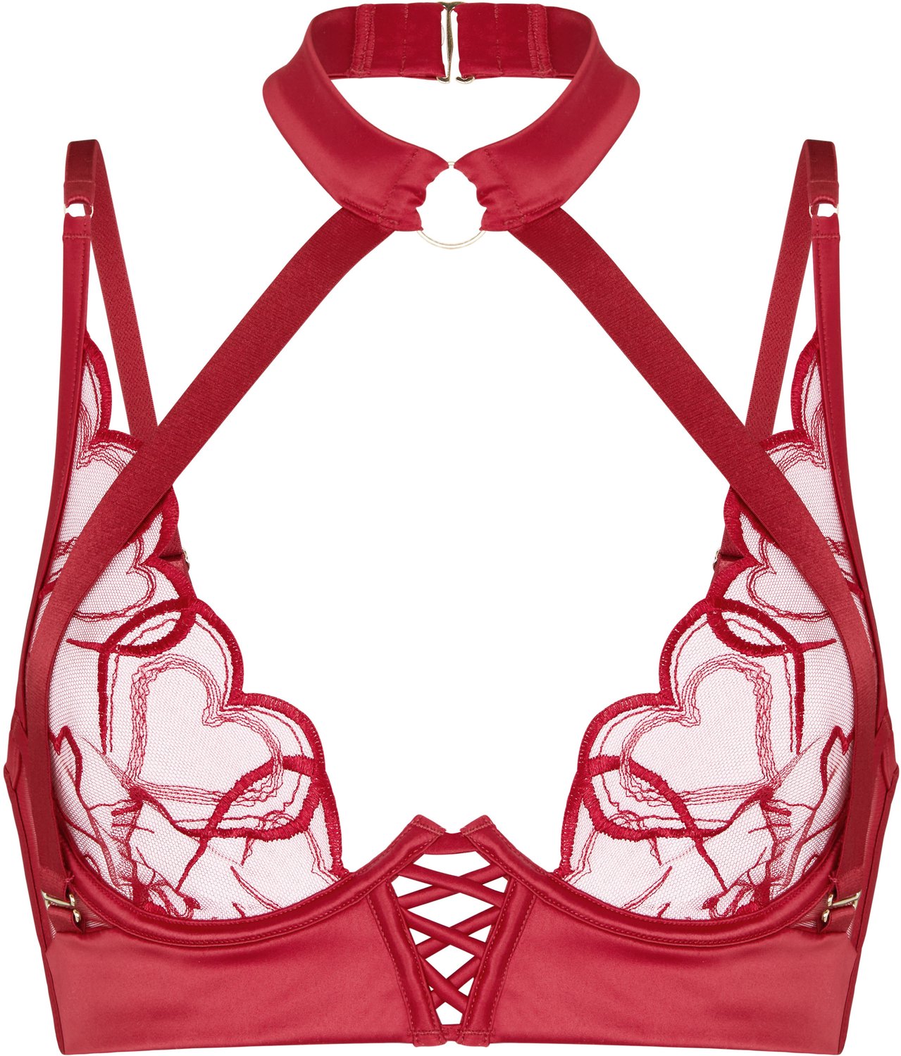 Hunkemöller Niet-voorgevormde beugel bh Olivia Rood