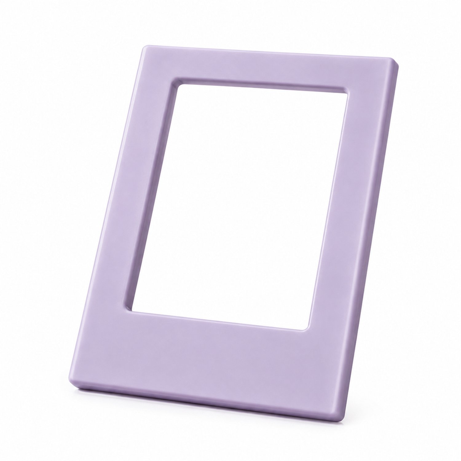 SWGOTA Lichtpaarse magnetische fotolijst voor foto's van 54 x 86 mm, rechthoekig ABS-koelkastkader zonder glas