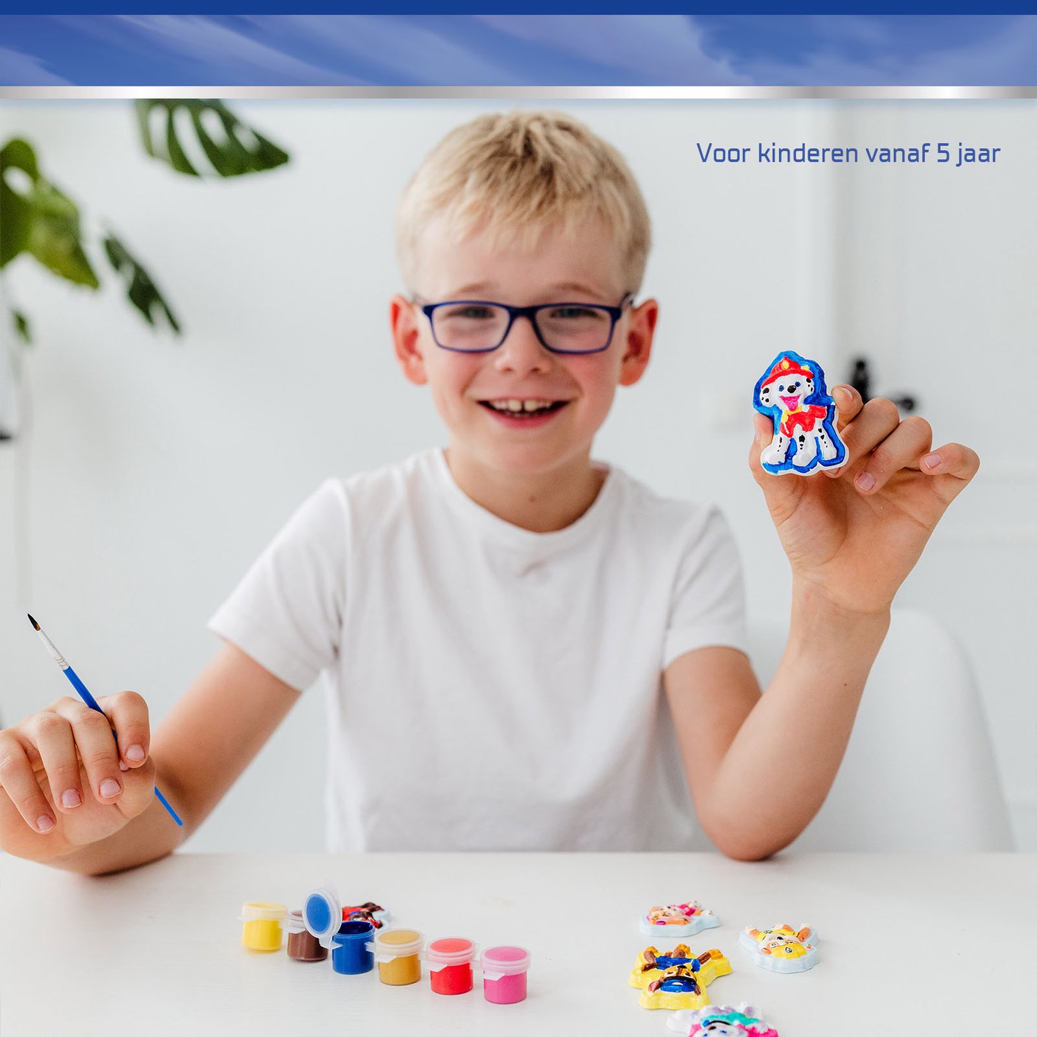 PAW Patrol 2-in-1 Knutselkoffer - 4 armbandjes maken - 300+ kralen - 6 gipsfiguren gieten en schilderen - Speelgoed Kinderen - Knutselen - Voor meisjes en jongens - Vanaf 5 jaar - Totum — afbeelding 7
