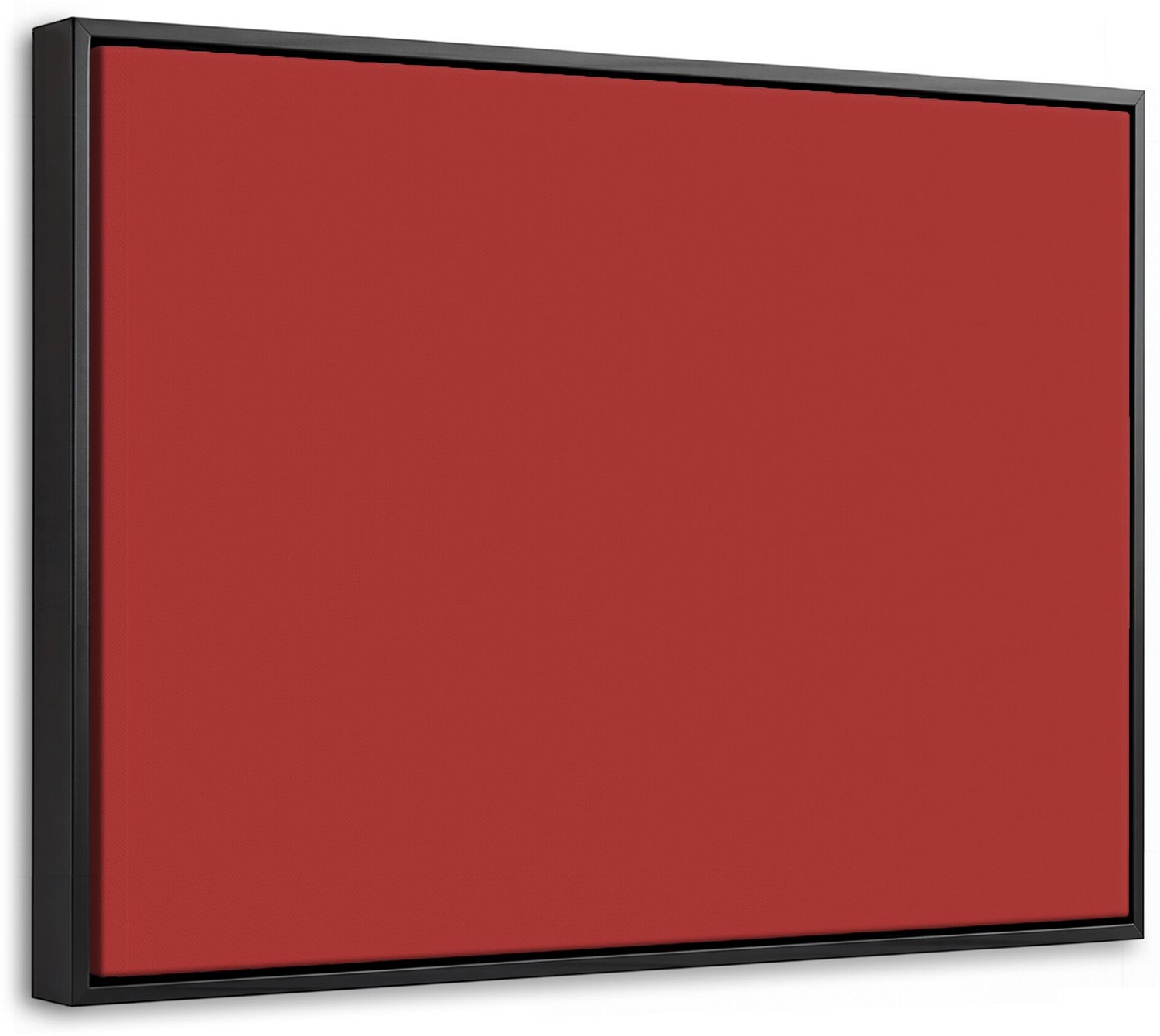 Canvas Schilderij met Baklijst 40x30cm - Deep - Crimson - Rood - Muurdecoratie woonkamer - Slaapkamer decoratie - Kamer accessoires - Schilderijen op canvas met lijst