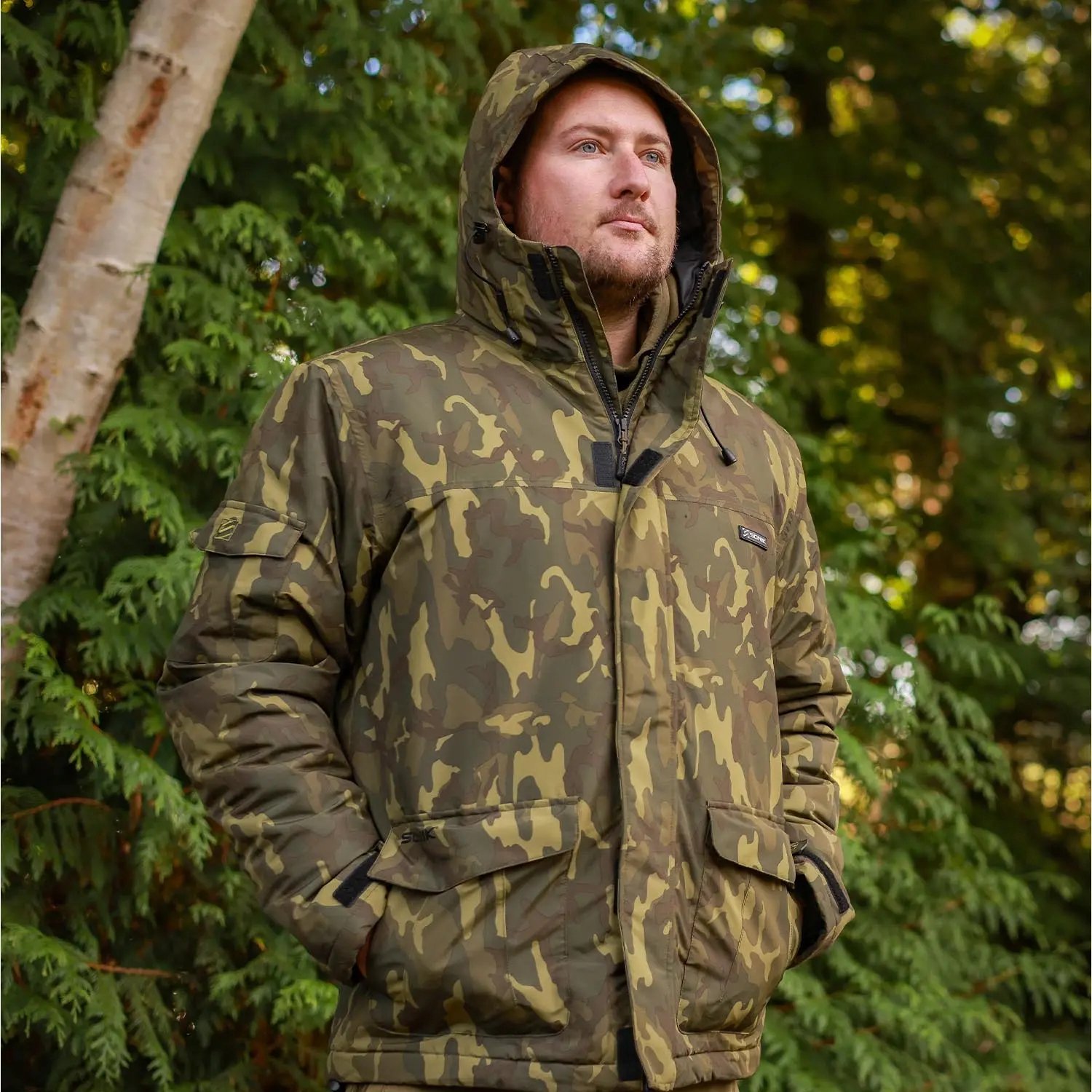 Camouflage Hoodie Sonik Groen