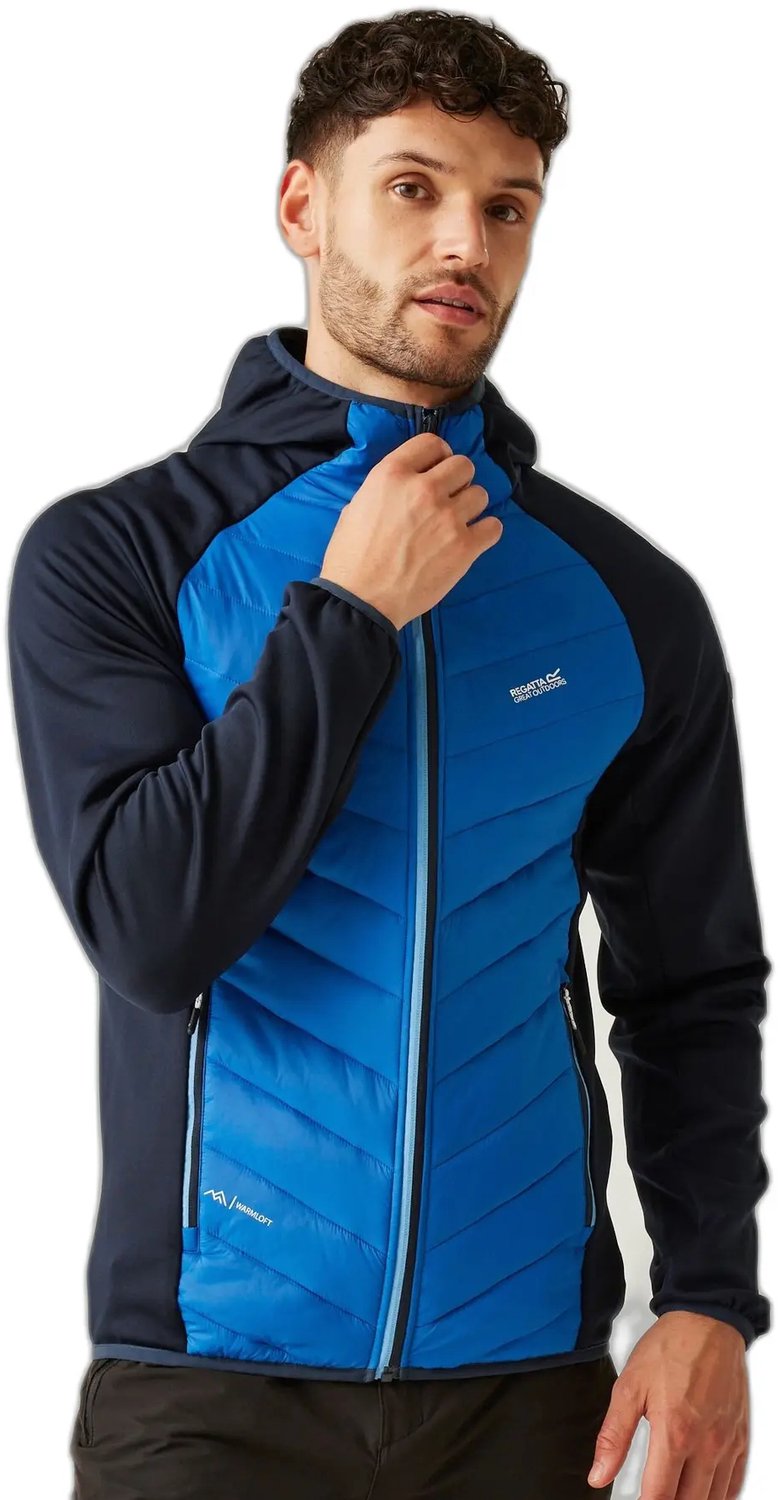 Hybride jas met capuchon Regatta Andreson VIII Blauw