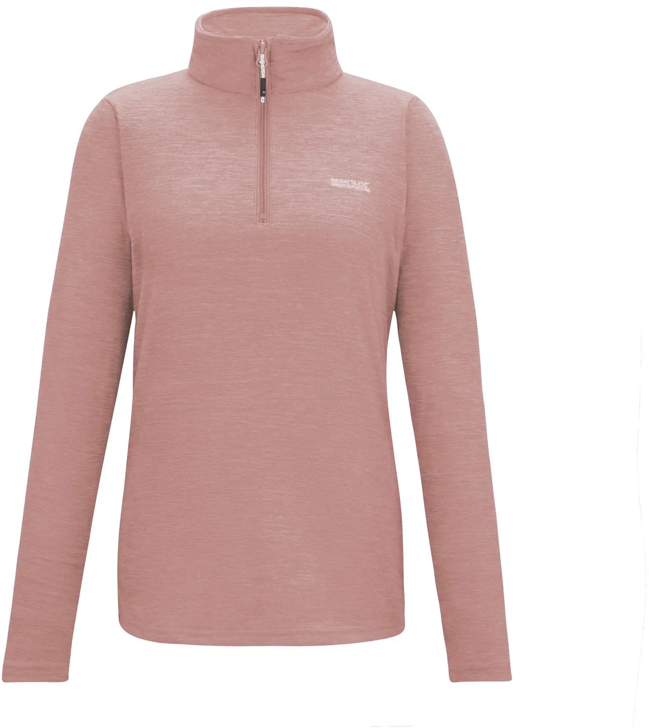 Fleece met halve rits voor dames Regatta Sweethart Marl Roze