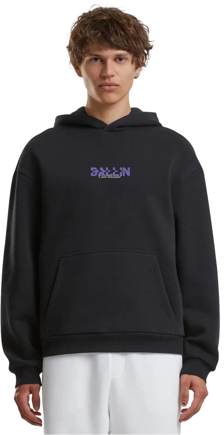 Hoodie Mister Tee Ballin Cold Blooded Zwart
