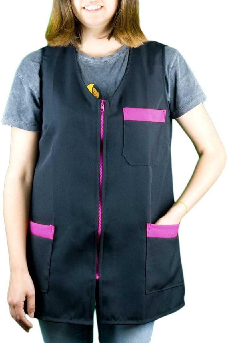Schoonmaakoverall L-XL - Retro Floral - Voor dames - Comfortabel en stijlvol - ShopVlot