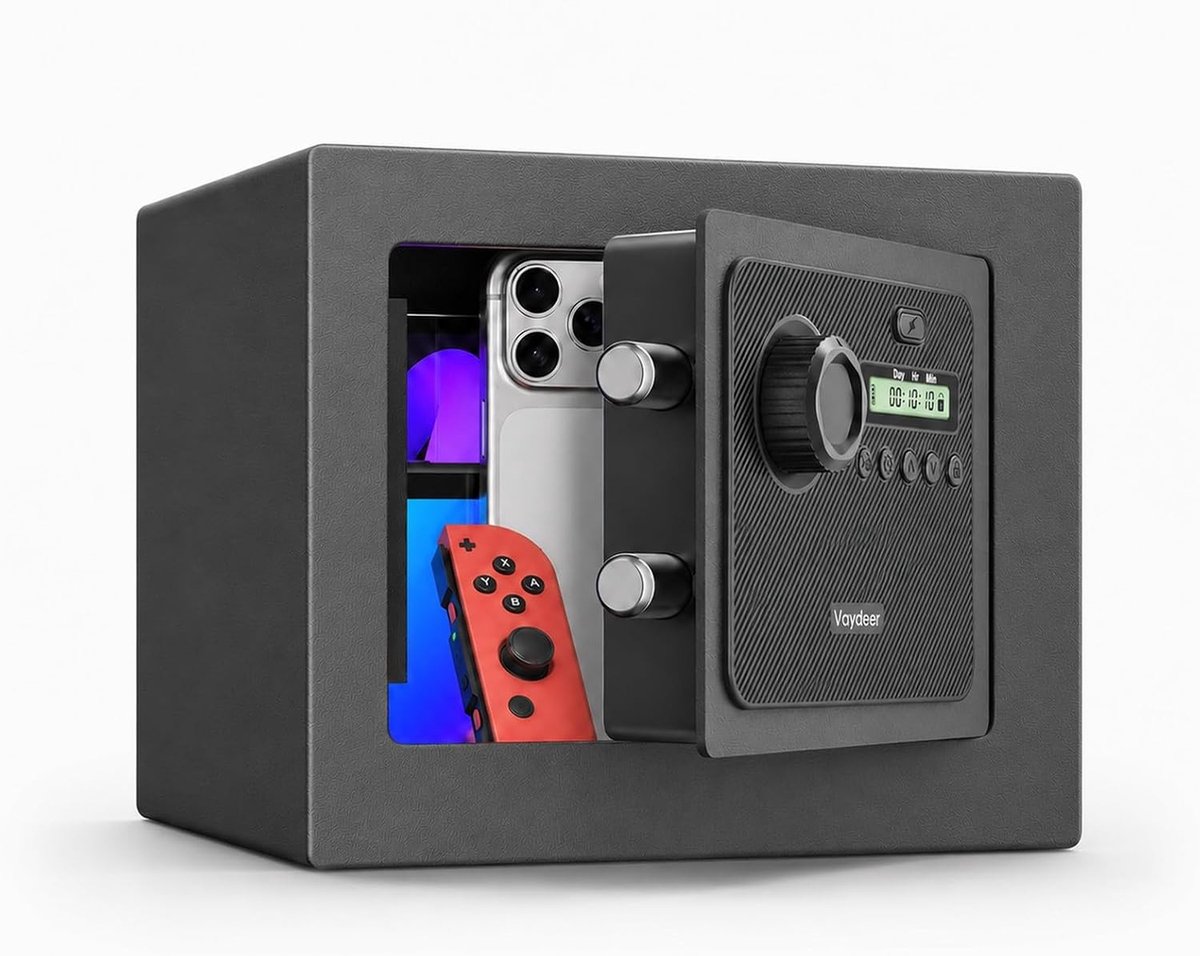 Time Lock Container - Metalen Box met Tijdsloten voor Mobiele Telefoons, Veiligheid en Bescherming