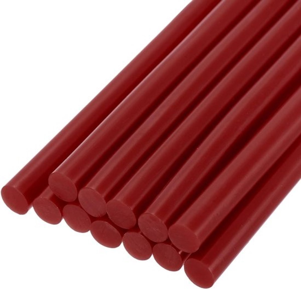 Mini-lijmsticks - Smeltlijmstiften - Voor knutselen en repareren - Hoge viscositeit - 11 mm - 200 mm - Wijnrood