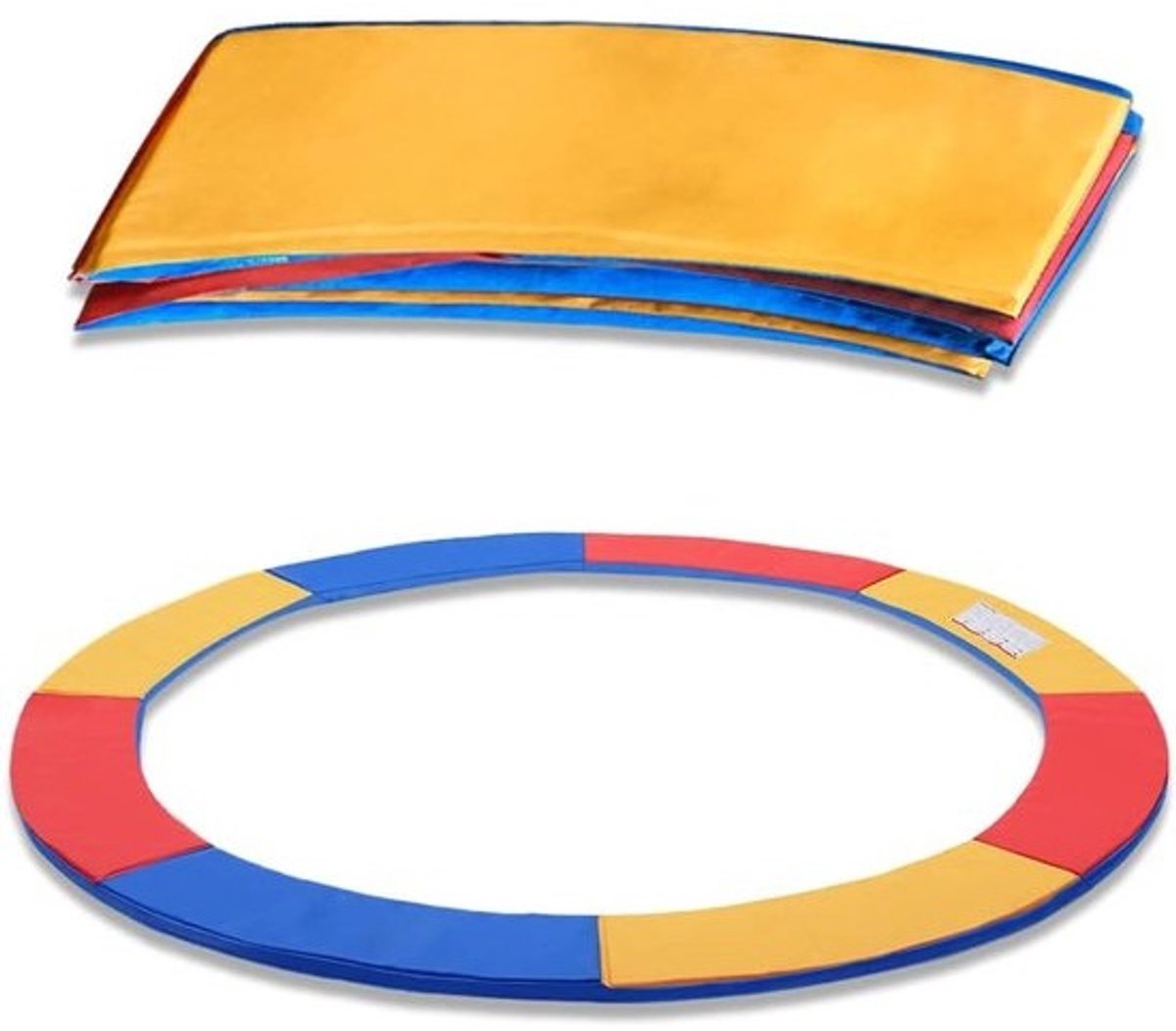 Trampoline - randafdekking - Veiligheidsmat - Veilig springen - UV-bestendig - scheurvast - Ø 305 cm - Meerkleurig
