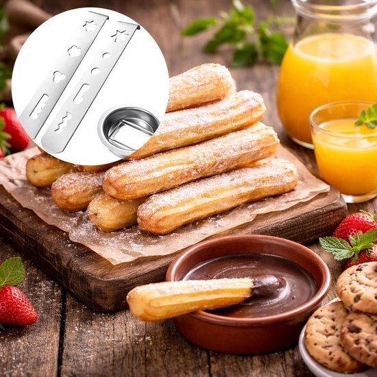 Biscuitvormpjes voor Vleesmolen, RVS, 8 Mallen, Ideaal voor Koekjes en Deeg, Makkelijk Schoon te Maken en Te Monteren — afbeelding 4