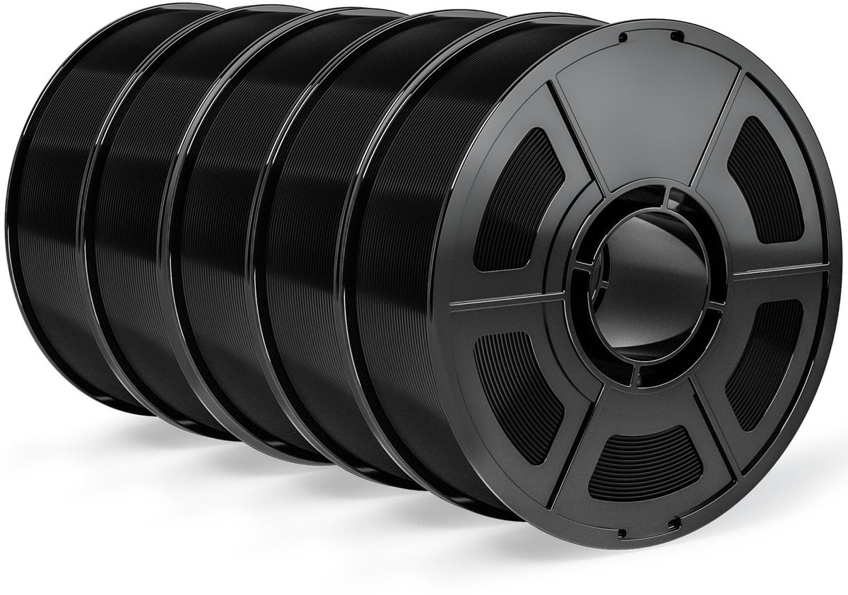 IEMAI ASA Filament 1.75mm 5KG, Zwart ASA Filamenten voor 3D-Printen, UV-resistant, Witterungsbeständig - ShopVlot