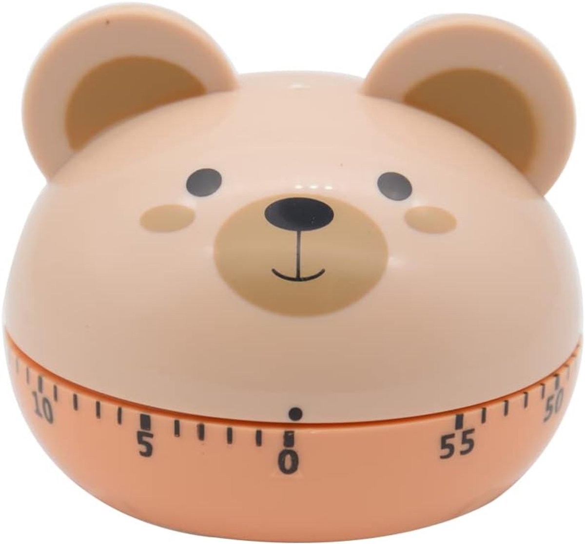 Hoshen Kitchen food cooking mechanical timer, learning time manager, manual timer, cartoon animal shape, bear - ShopVlot