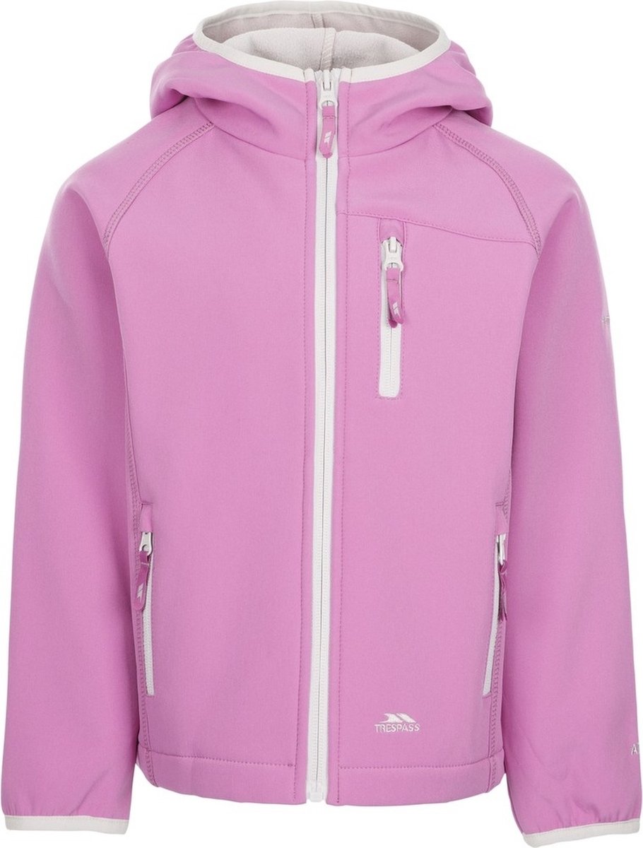 Trespass kinderjas Kian Softshell-jas voor kinderen dieproze