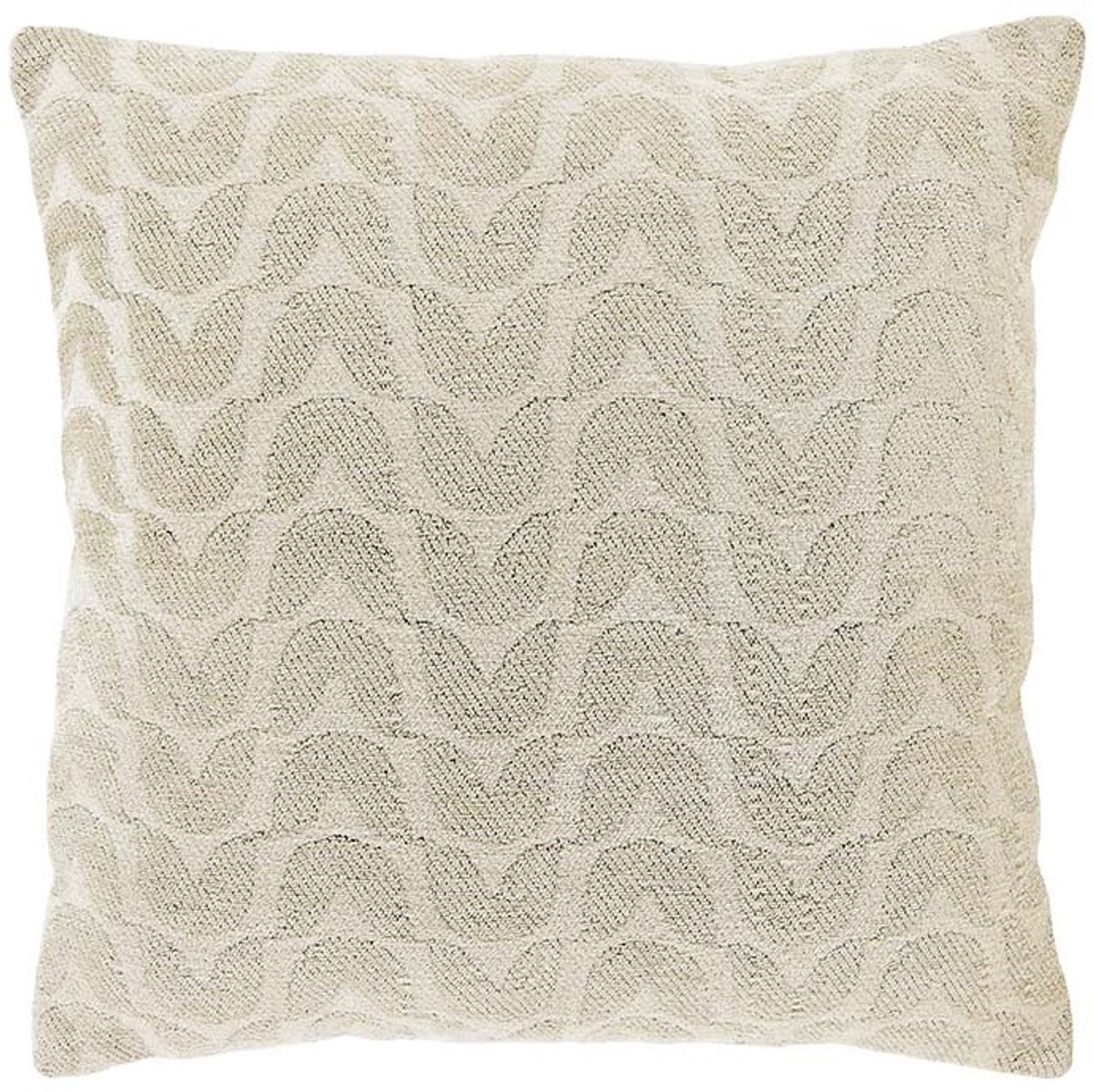 Unique Living Sierkussen Gozi Dove White -45x45cm Wit