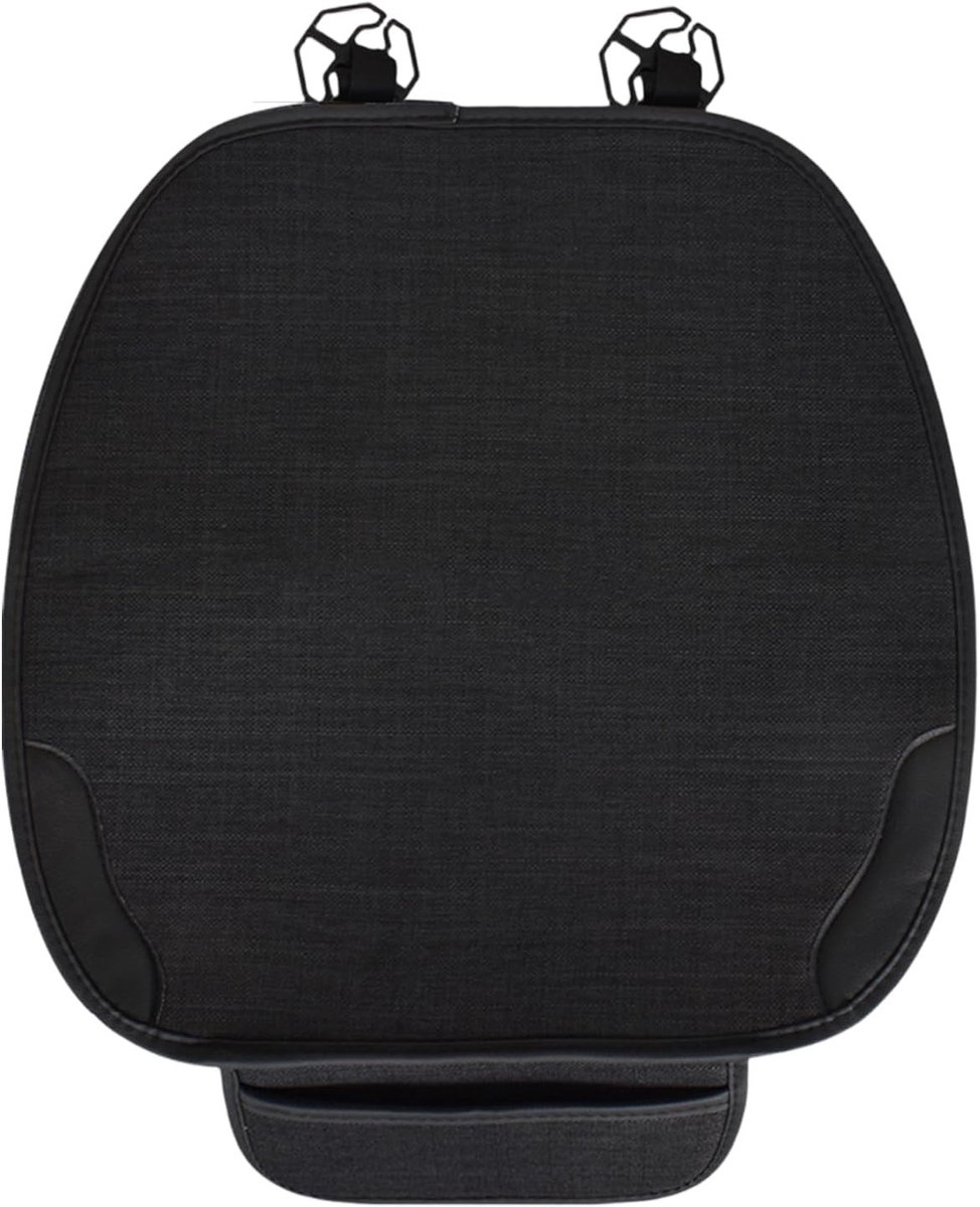 Comfortabele, Ademende Autostoel Kussen met Antislip, Universele Bescherming voor Voertuigen - 50 x 50 cm (Zwart)