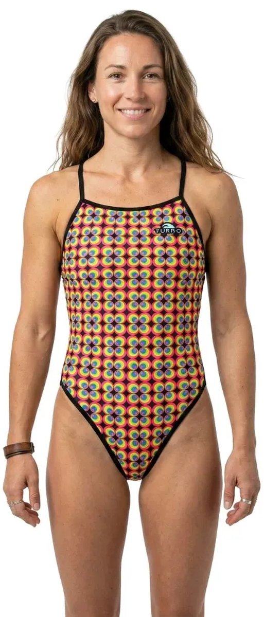 Turbo Flower 70 Zwemkleding Geel L Vrouw Yellow / Pink