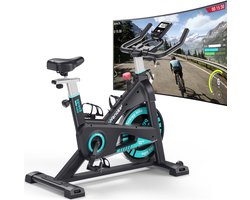Hometrainer met app - ergometer - magnetische weerstand - stil en LCD-scherm - Luxento