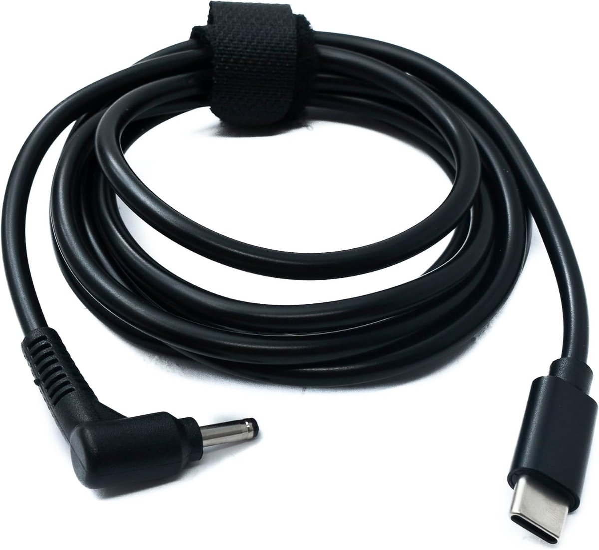 DC 15V kabel 150cm - 3.0x1.1 mm plug - USB 3.1 type C haaks - ideaal voor beperkte ruimte - ShopVlot