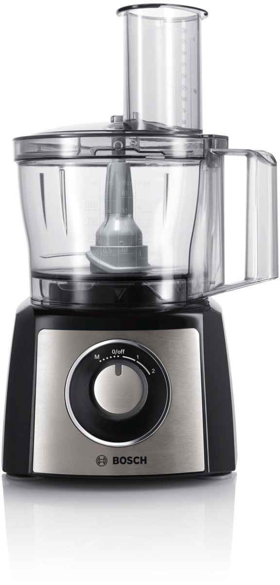 Bosch MCM3531M MultiTalent 3 - Keukenmachine - 800W - Foodprocessor - Veiligheidsdeksel - Zwart/RVS van Bosch — afbeelding 2