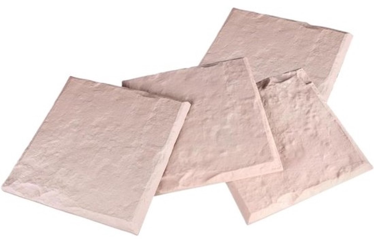Stapstenen voor de tuin - Stenen voor buitenpaden - Voor landschapsontwerp - Set van 4 - 40 x 40 cm