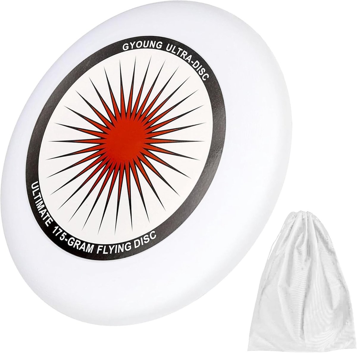 Professionele Frisbee voor Buitenactiviteiten - 175g Ultimate Frisbee Geschikt voor Casual en Competitieve Spelers met Opbergtas