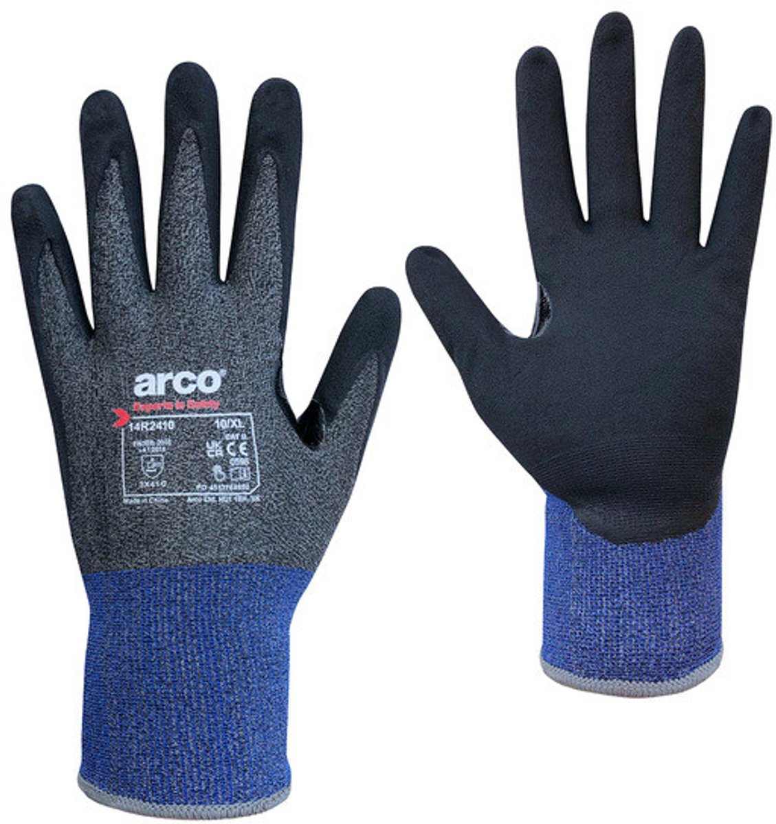 Arco - Responsible - 21g - Snijbeschermingshandschoenen - Niveau C - Micro Foam Nitril - Maat 10