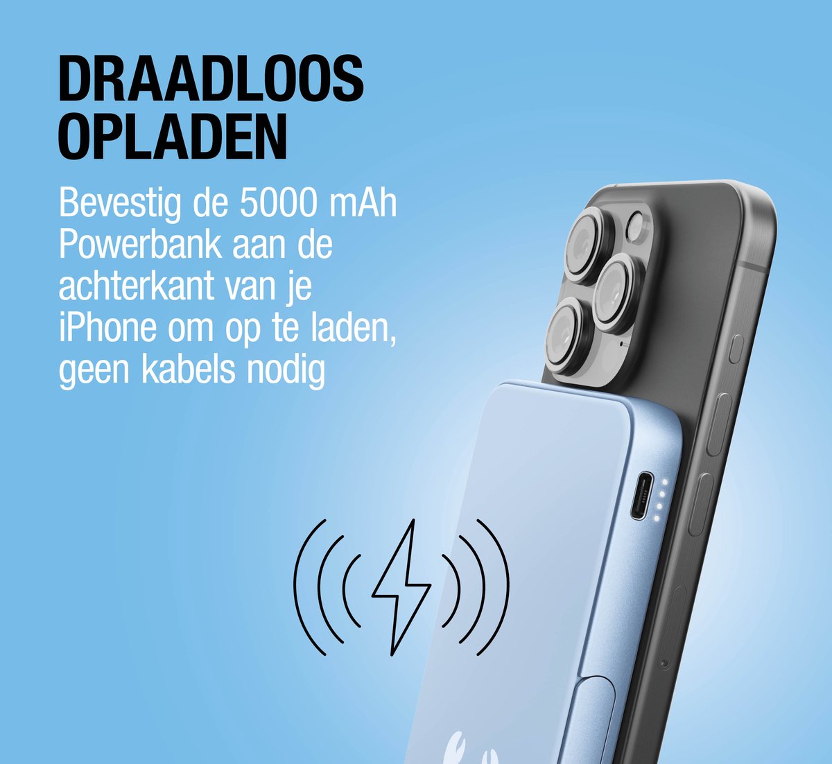 Fresh 'n Rebel Magnetische Powerbank - afbeelding 2