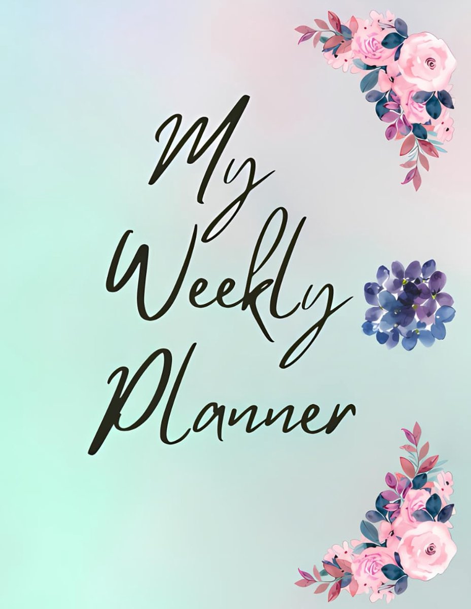 My Weekly Planner: Undated 52 Week Planning Plan and Organize your Week / Planning Notebook and Weekly Overview - ShopVlot