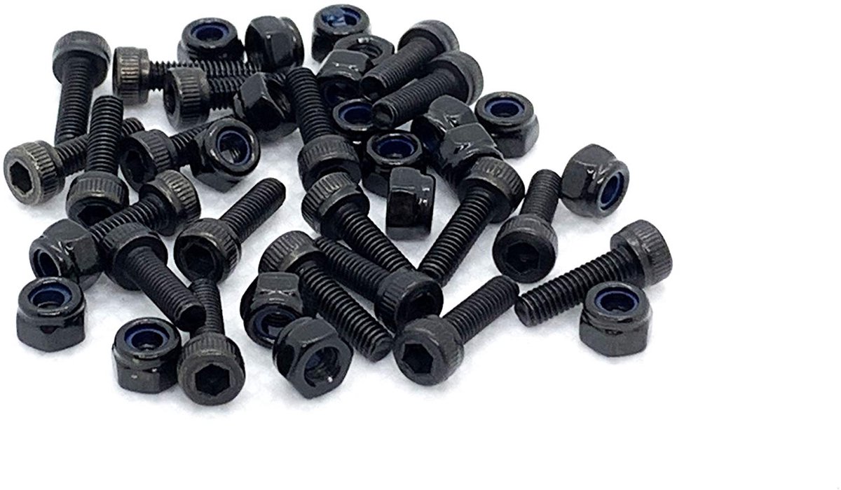 BST Parts E-VIDENT Onderdelen platte pedalen MTB/Cycle/VAE Volwassenen Unisex Zwart, Standaard - ShopVlot