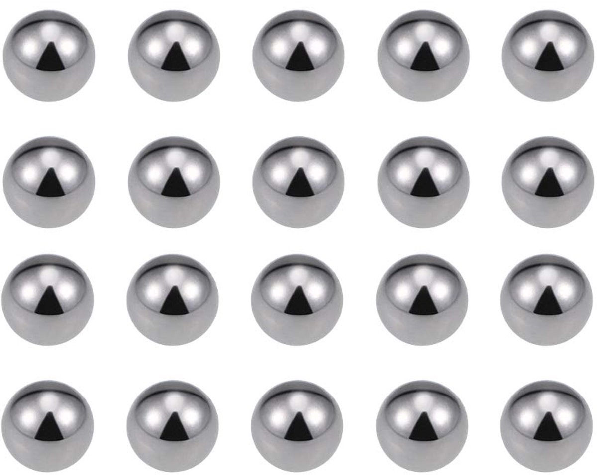 sourcing map 50 pcs. Ball balls carbon steel precision balls 10mm - ShopVlot