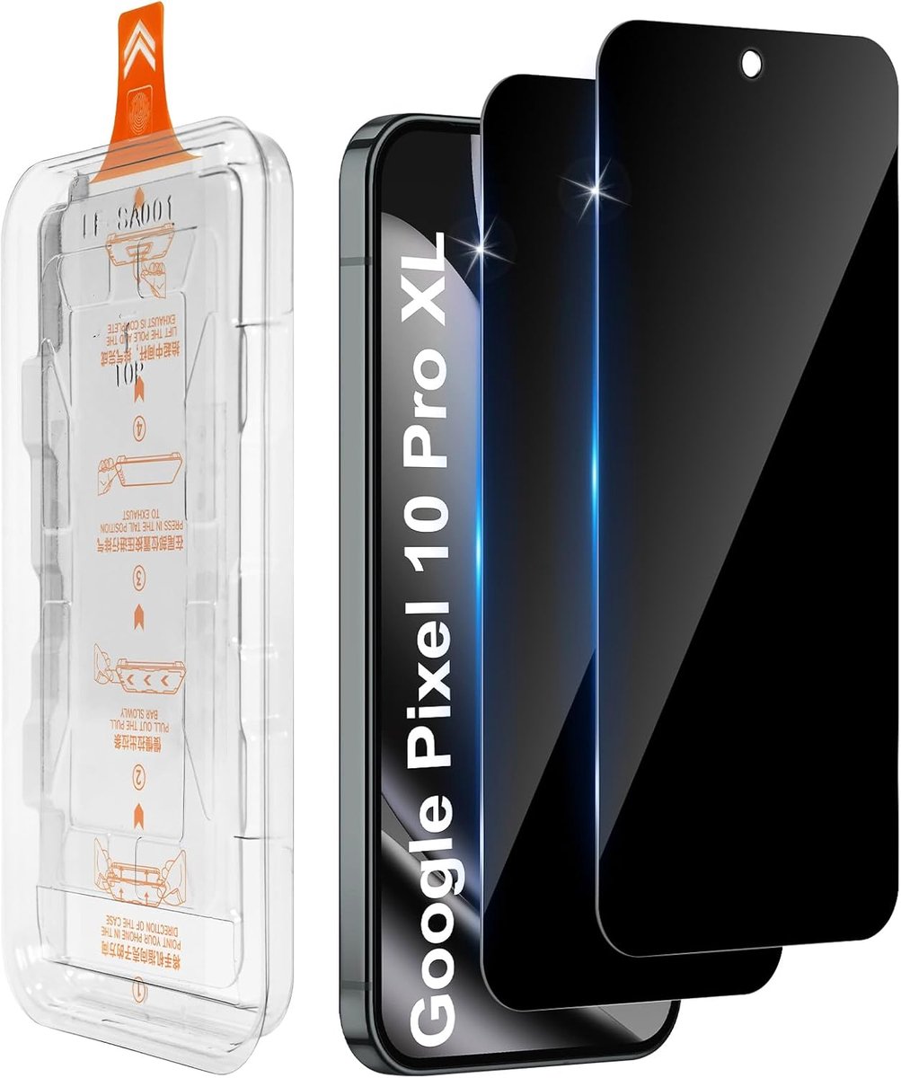 Inkijkbescherming voor Google Pixel 10 Pro XL voor pantserglas met