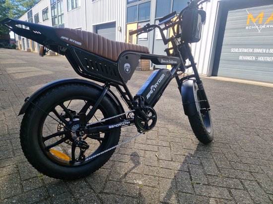Ecowielen Mandrill Ultra Elektrische Fatbike 250W - 48V 15Ah - Actieradius 60-70 km - 20 Inch - Shimano 7 Versnellingen - Hydraulische Schijfremmen — afbeelding 3
