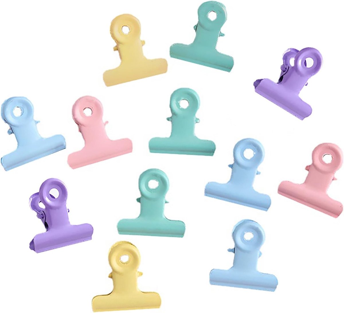 Metalen Scharnierclips - Papierclips - Ruimtebesparend - 35 Stuks - Creatief en veelzijdig - Ideaal voor kantoor en thuis - Beschikbaar in mee...