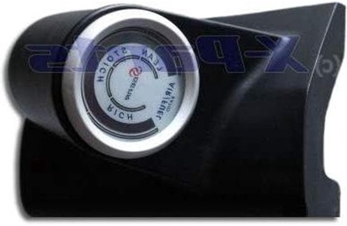 Instrumentenhouder voor A-zuil - Inbouwframe voor displays - Auto-interieur - Race-lookontwerp - Voor 52 mm displays - Zwart