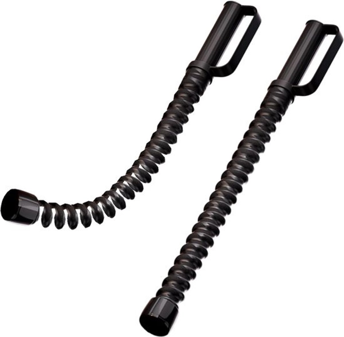 Fitnesskoord - Kracht- en oefentouw - Spieropbouw thuis - Veermechanisme - 45 cm - Zwart