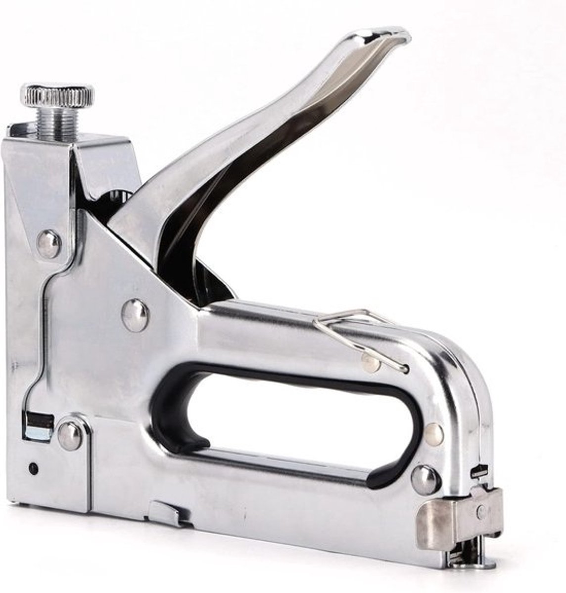 Nietpistoolkit - handgereedschap tackers - houtbewerking interieur - diverse nietmaten - 29x28x5 cm