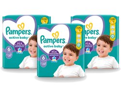 3 x Pampers – Luiers – Active Baby Maat 6 – 32 Luiers - Voordeelverpakking - 3 stuks