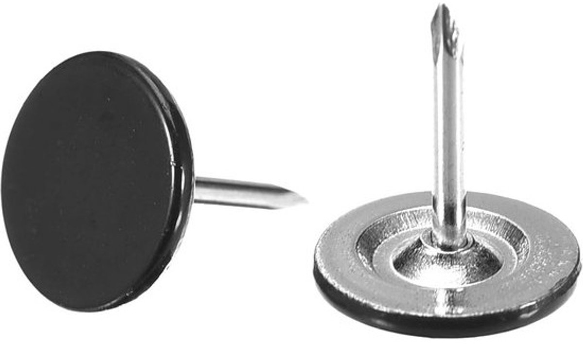 100 stuks zware flatheadduimspijkers - Decoratief voor muur, meubels en prikbord