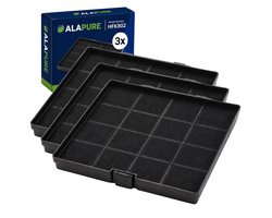 3x Koolstoffilter voor Broan CHF007 / D241