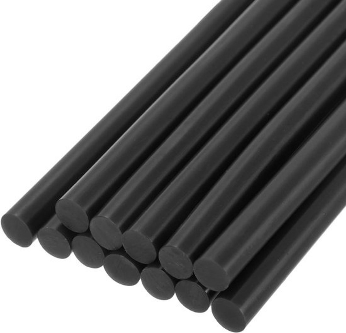 Mini lijmpistoolsticks 11 mm x 100 mm - 12 stuks kleurrijke lijmstiften voor hete lijmpistolen