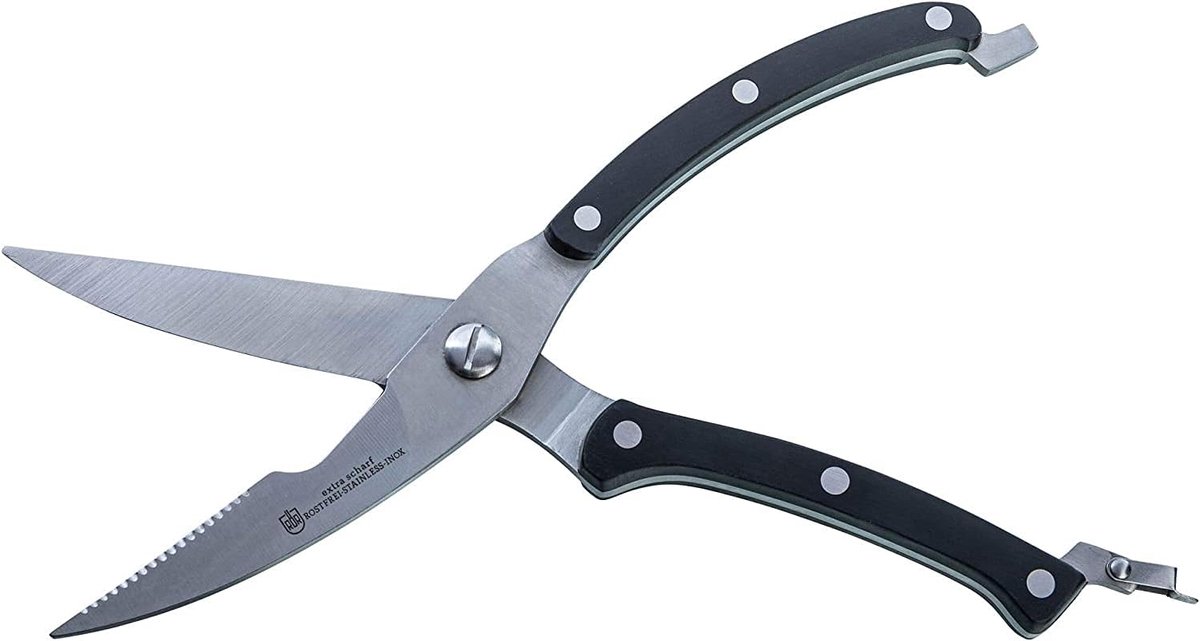 Vlees scharen - extra scherp - RVS - ergonomische handgrepen voor optimaal gebruik - ShopVlot