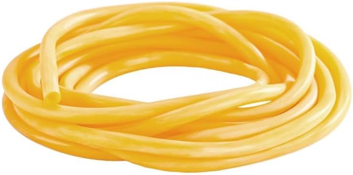 Rubber Hoses Made of Natural Latex High Elastic Hoses for Home Fitness Exercises Laboratory Use (Yellow) - ShopVlot