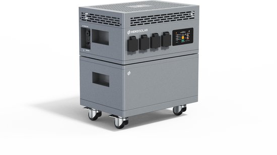 HEKO Solar Saga Thuisbatterij 2,8 kWh - Plug-in Batterij voor Zonnepanelen - Thuisaccu - Energieopslag - Noodstroom - Off-Grid - Plug & Play