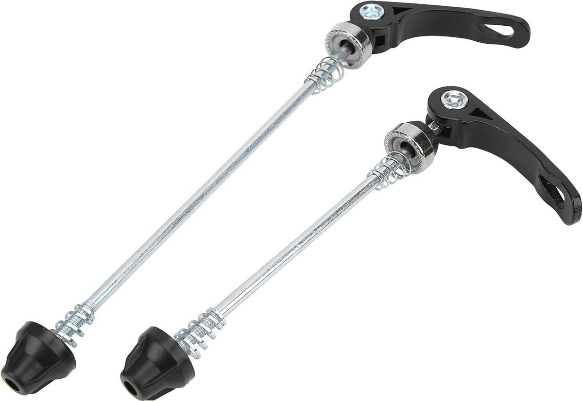 Snelontgrendelbare Achteras voor Fietsen, 145/185mm, Geschikt voor Race- en Mountainbikes, Duurzaam en Lichtgewicht