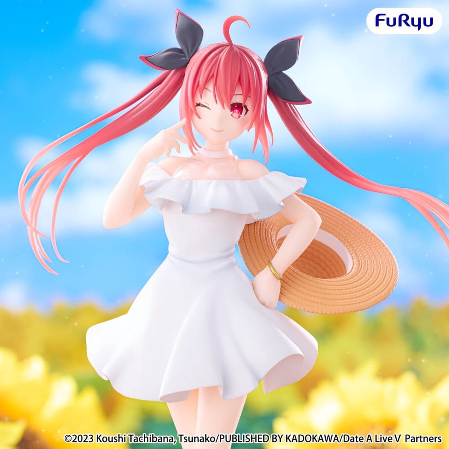 Date A Live Muchute PVC Statue Kotori Itsuka Summer Dress 20 cm