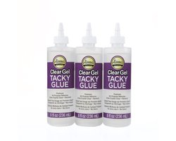 Aleene's Universeellijm - Tacky Glue - Clear Gel - 236ml 3 stuks