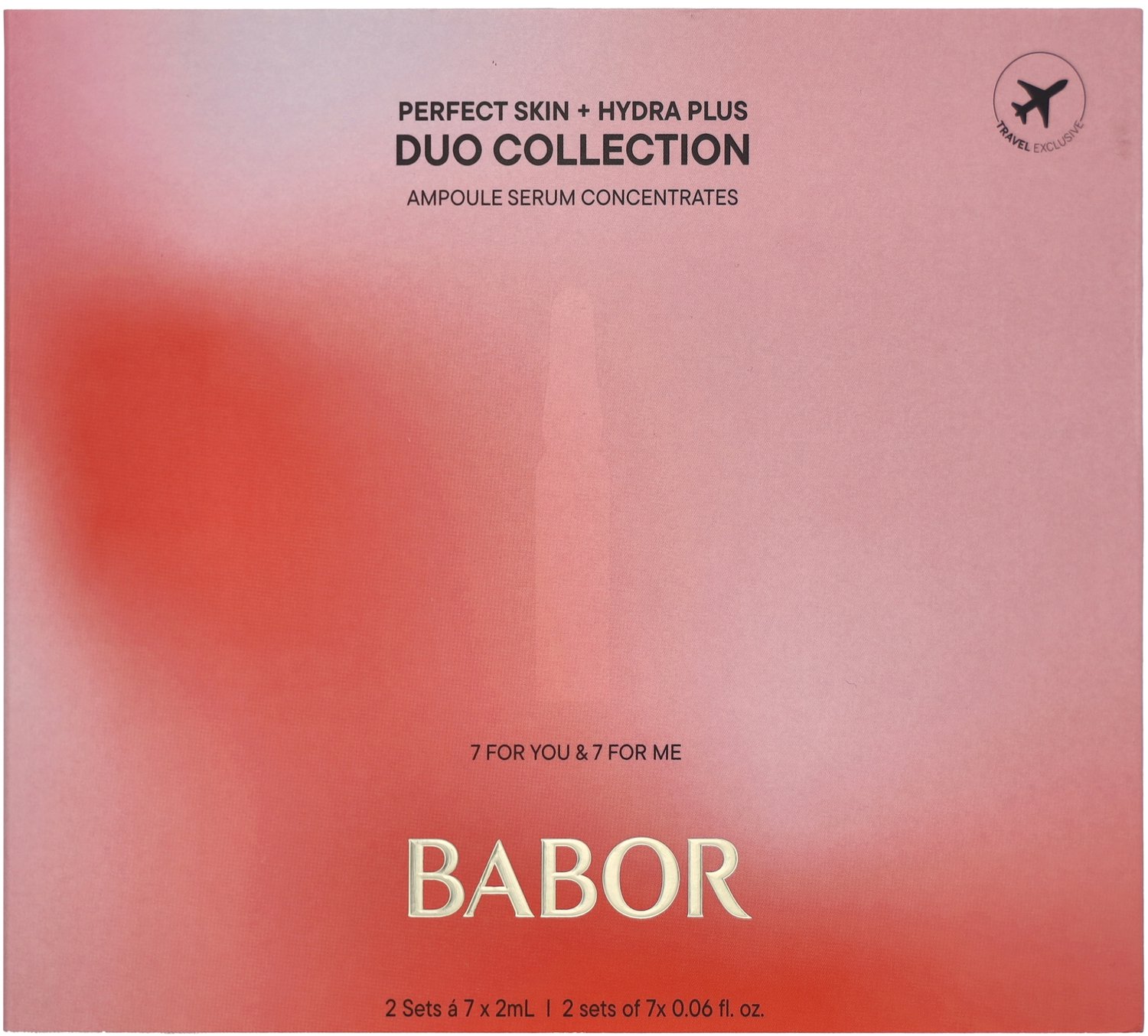 Babor Ampoules Concentrates Perfect Skin Collection Set 28 ml - Hydra Plus 14ml/Perfect Skin Collection 14ml