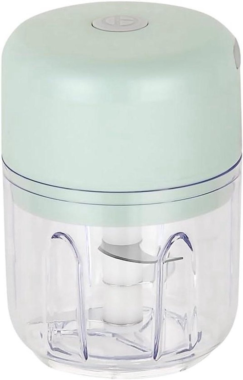 Mini Foodprocessor - Keukenhakker - Ingrediënten snel snijden - Draadloos en USB-oplaadbaar - 250ml capaciteit - Groen