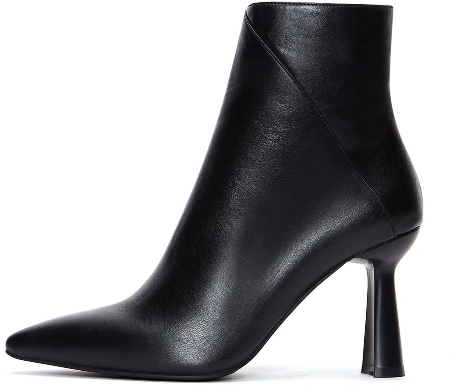 DERIMOD Heeled Ankle Boots Leather Heeled Ankle Boots