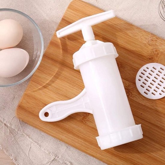 Noodle Pasta Maker - Plastic Noodle Persmachine - Spaghetti Maken Gereedschap - Eenvoudig te gebruiken - m-winkel — afbeelding 5